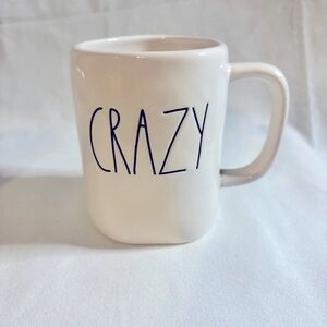 Rae Dunn “Crazy” Mug in brand new condition